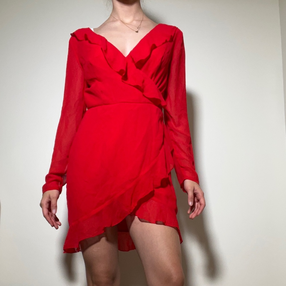 Red dress